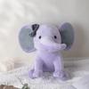 Peluche Morbido Elefante 25cm/9.84in - Giocattolo di Peluche Carino Soffice Colorato (Più colori: Rosa/Blu/Viola/Arcobaleno) - Partire