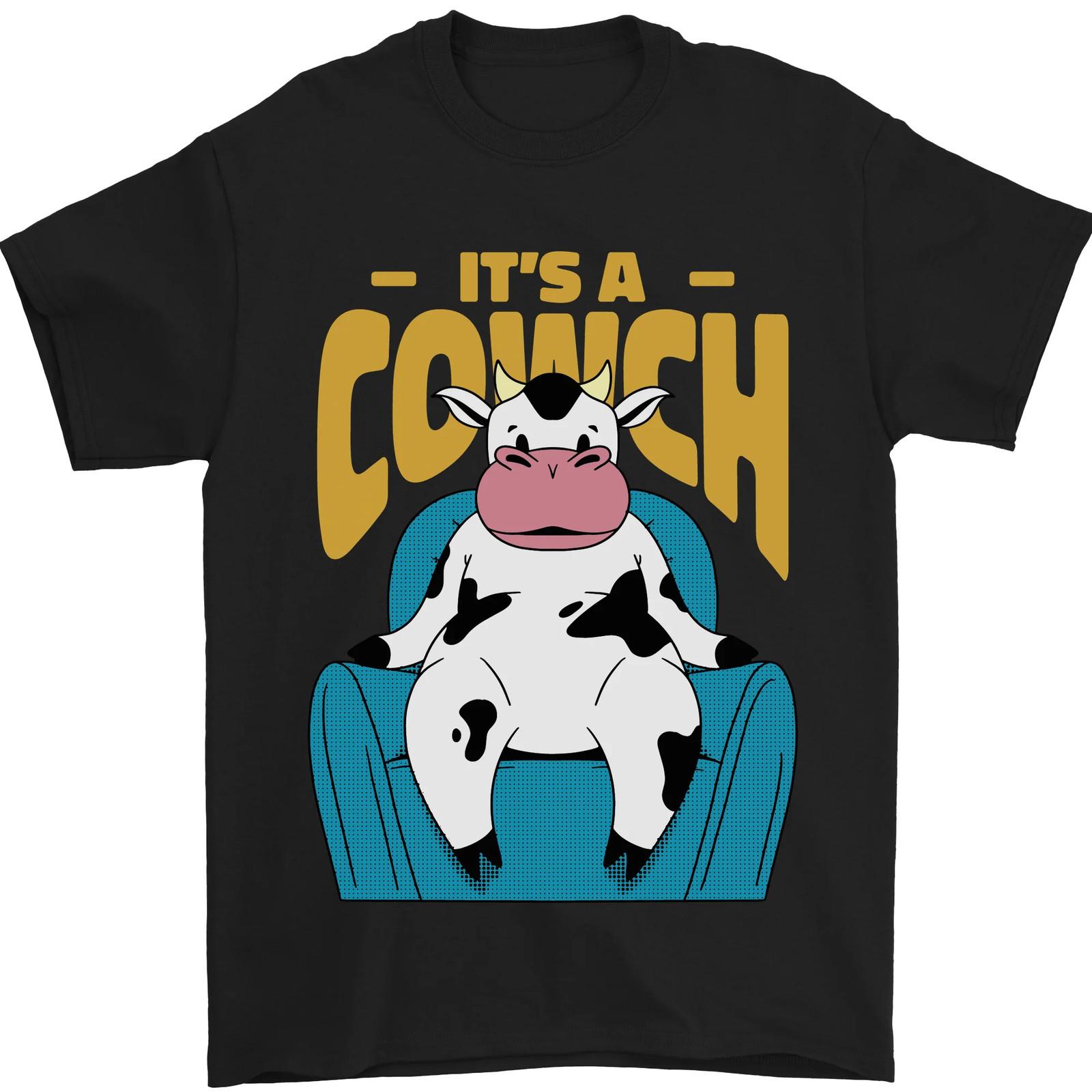 Its a Cowch Funny Cow Mens T-Shirt 100% Cotton XL
