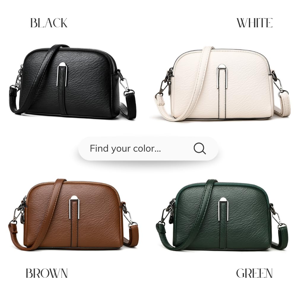 AQUA Marine Women's Shoulder Bag, Mini Bag, PU Leather, Small Handbag with Adjustable Strap, Lightweight, CrossbodyShoulder Bag, Perfect for Everyday