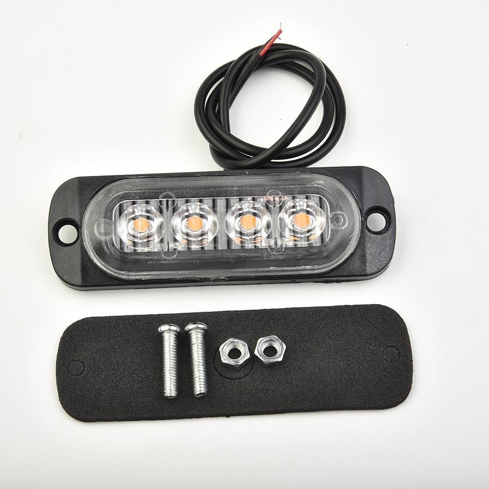 Useful Car Light Anti-Collision With 2x Screws Dustproof Pratical