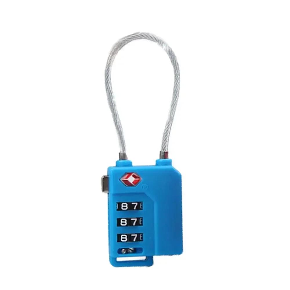 TSA Customs Code Lock Portable Anti-Theft 3 Digit Combination Password Lock Travel Luggage Security Tool Cabinet Locker Lock