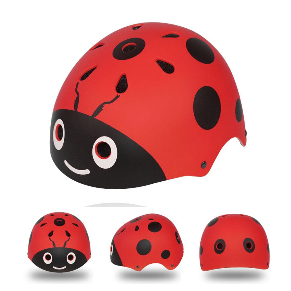Children Kids Safety Protection Bike Helmet Cute Cartoon Ultralight Breathable Safety Hat for Outdoor Sports