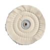5 Inch Cotton Polishing Wheel Disc With Leather Center Suitable For Metal Jewelry Stainless Steel Wood Plastic Ceramic