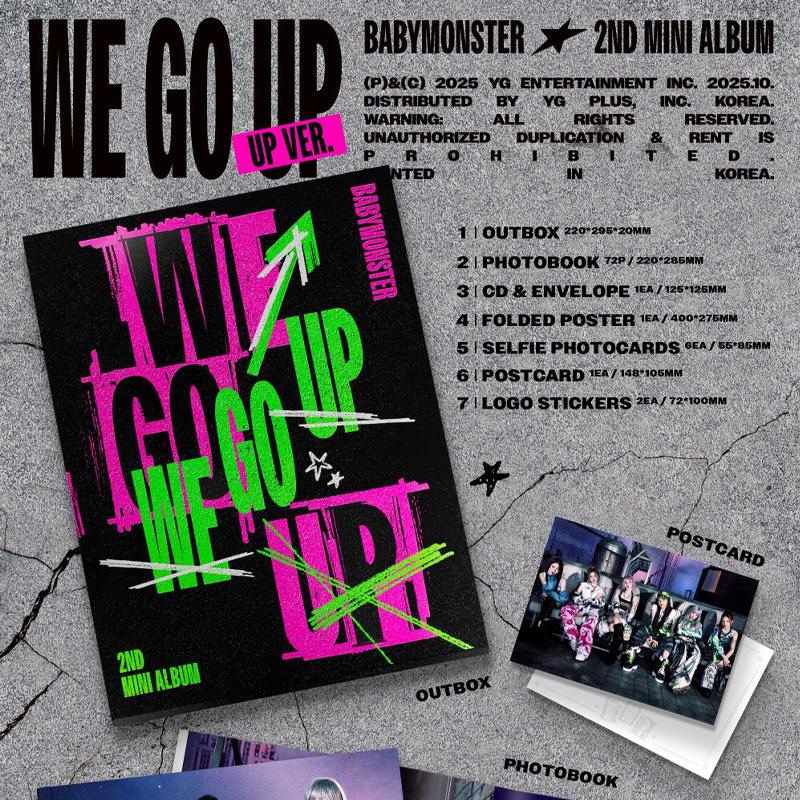 BABYMONSTER – 2nd Mini Album [WE GO UP] (UP Ver.)