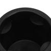 EZBUYGO Black Cup Holder Insert 73mm Universal Fit for Carboat Pontoon RV with 4 Cushion Liners for Vibration Noise Reduction -
