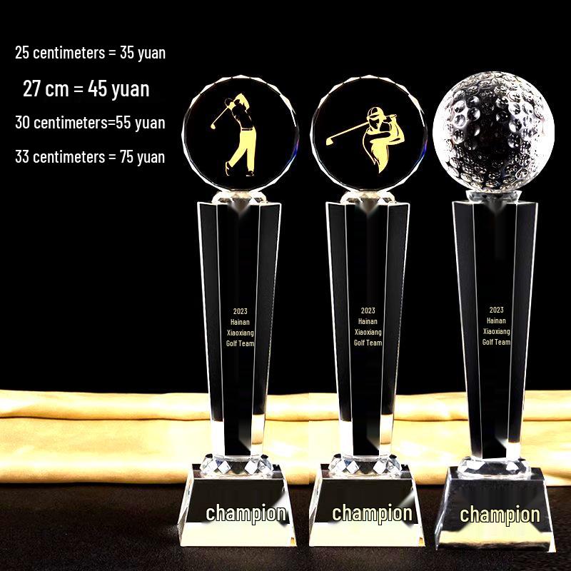 

Высококлассный трофей за Hole-in-One в гольфе: Металлическая медаль за спортивные мероприятия