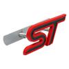 3D Metal ST Front Grille Emblem Badge Car Rear Trunk Auto Sticker For Focus Mondeo Fiesta Edge Escort MK2 MK3 MK4 MK5 MK7
