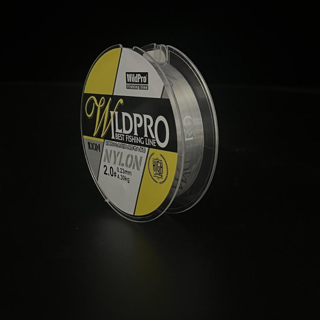WildPro High-Strength Transparent Nylon Fishing Line, 100 Meters - Japanese Original Thread Leader