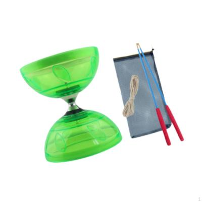 Chiński Zestaw Diabolo 3 Łożyska Wszechstronna Zabawa Dwoma Patykami Yo Zabawka do Żonglowania Akcesoria dla Dzieci