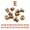 10pcs M6x0.75mm M6 Carburetor Main Jets Kit For Dellorto 6413 PHBH PHBL PHBE Motorcyle Carburetor Injector Nozzle Size#66-#210Carburetors Jets 7