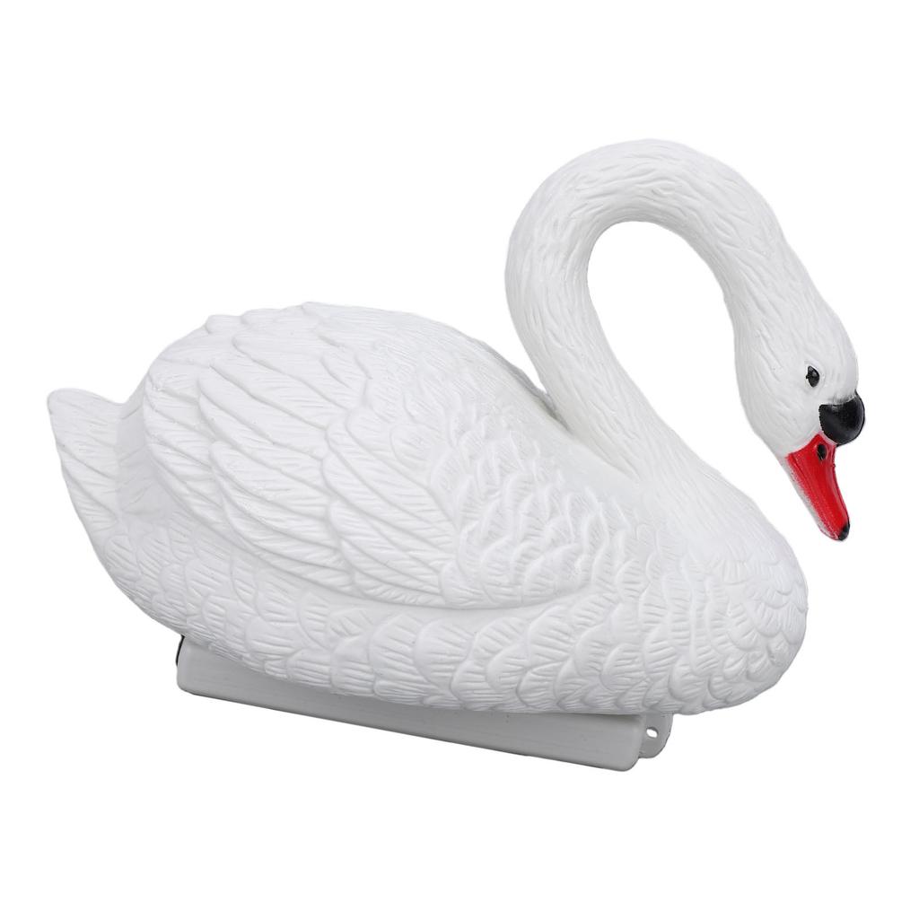 Swan Pond Decoration Plastic Floating Swan Decor Vivid for Courtyard Lawn Park Swimming Pool Outdoor Area