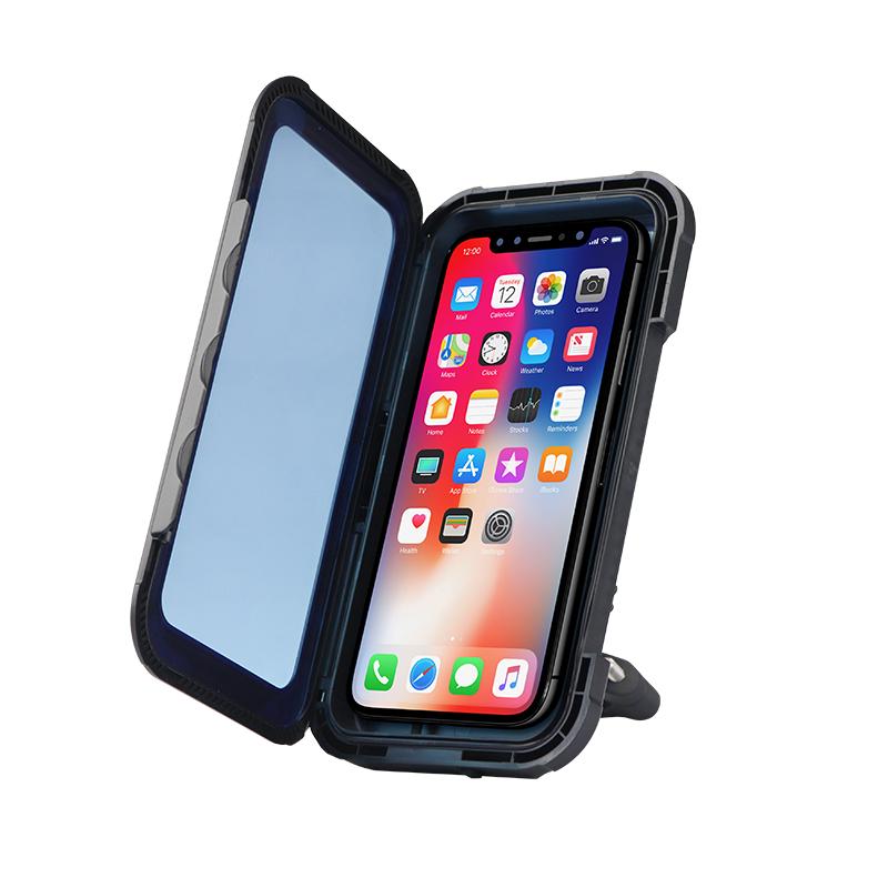 Hot Motorcycle Touch Screen Handlebar Mount Bike Phone Holder Mobile Phone Case Waterproof Bike Mobile Holder Manual clip
