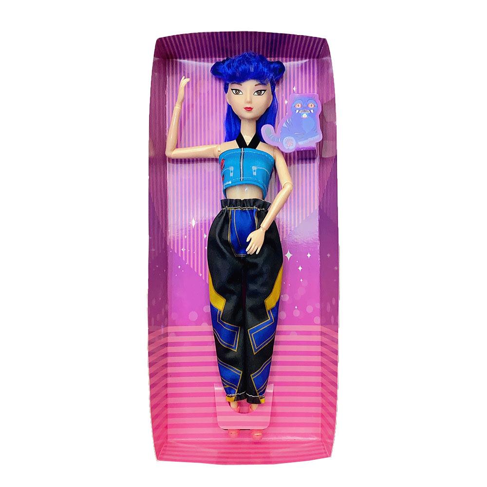 K-POP Demon Hunter Girl Group Dolls: Lumi, Mila, Zoe Vinyl Figures Set