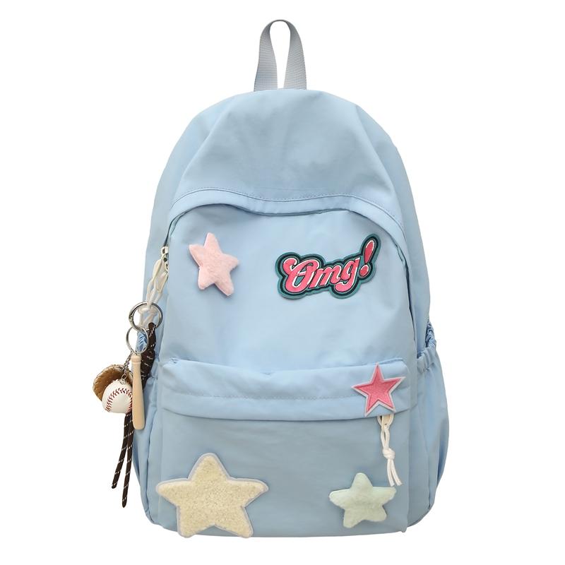Women's Backpack Cartoon Star Backpack Student Schoolbag