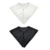 Gola de Renda Elegante Removível Design de Lapela Aberta Acessório Decorativo para Vestidos e Blusas
