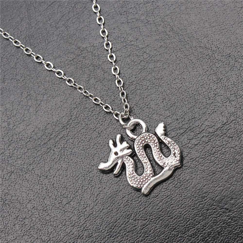 Vintage Animal Pendant Necklace Cat Animal Charm Necklaces Forest Ocean Western Jewelry Gift For Making DIY