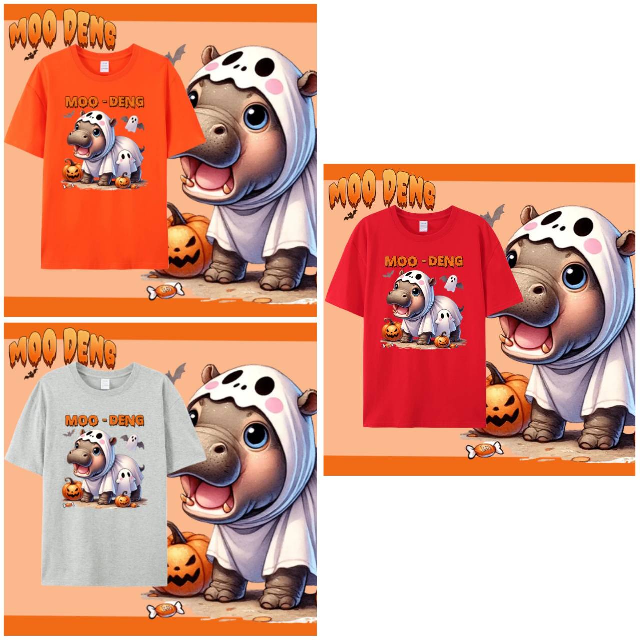 Moo Deng крошечный бегемотик звезда Таиланд милый карликовый бегемот унисекс для взрослых — фото 3