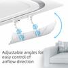 Anti-Direct Blowing Wind Deflector Adjustable Wind Shield Windshield  Hotel