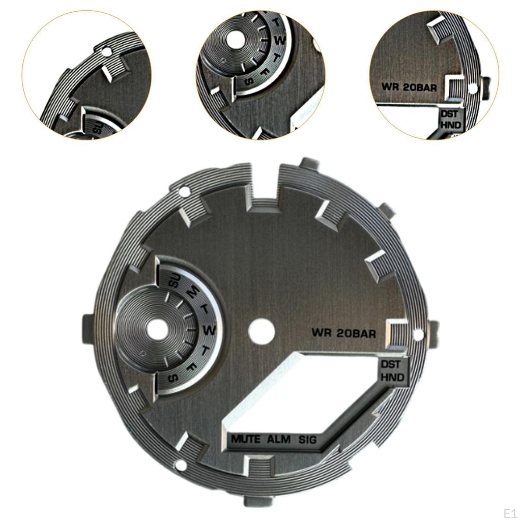 30 Mm Watch Dial Replacement Fashionable Metal Accessory Lightweight Repair Watchmaker Supplies