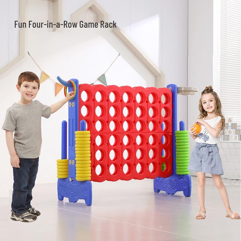 3D Four-in-a-Row Early Education Game: Educational Outdoor Chess for Kids