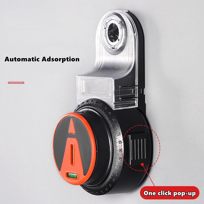 2 in 1 Drill Dust Collector & Laser Level 360° Rotatable Drilling Dust Collector Electric Self-mounting Vacuum Sucker Drilling
