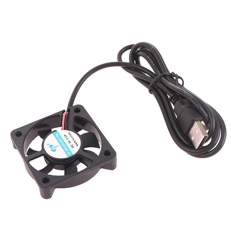 1Pc Dc5010 Silent Fan 5V Oily Usb Cable Humidifier Connector Pc Fan Cooler Heatsink Exhaust Cpu Cooling Fan Replacement Parts