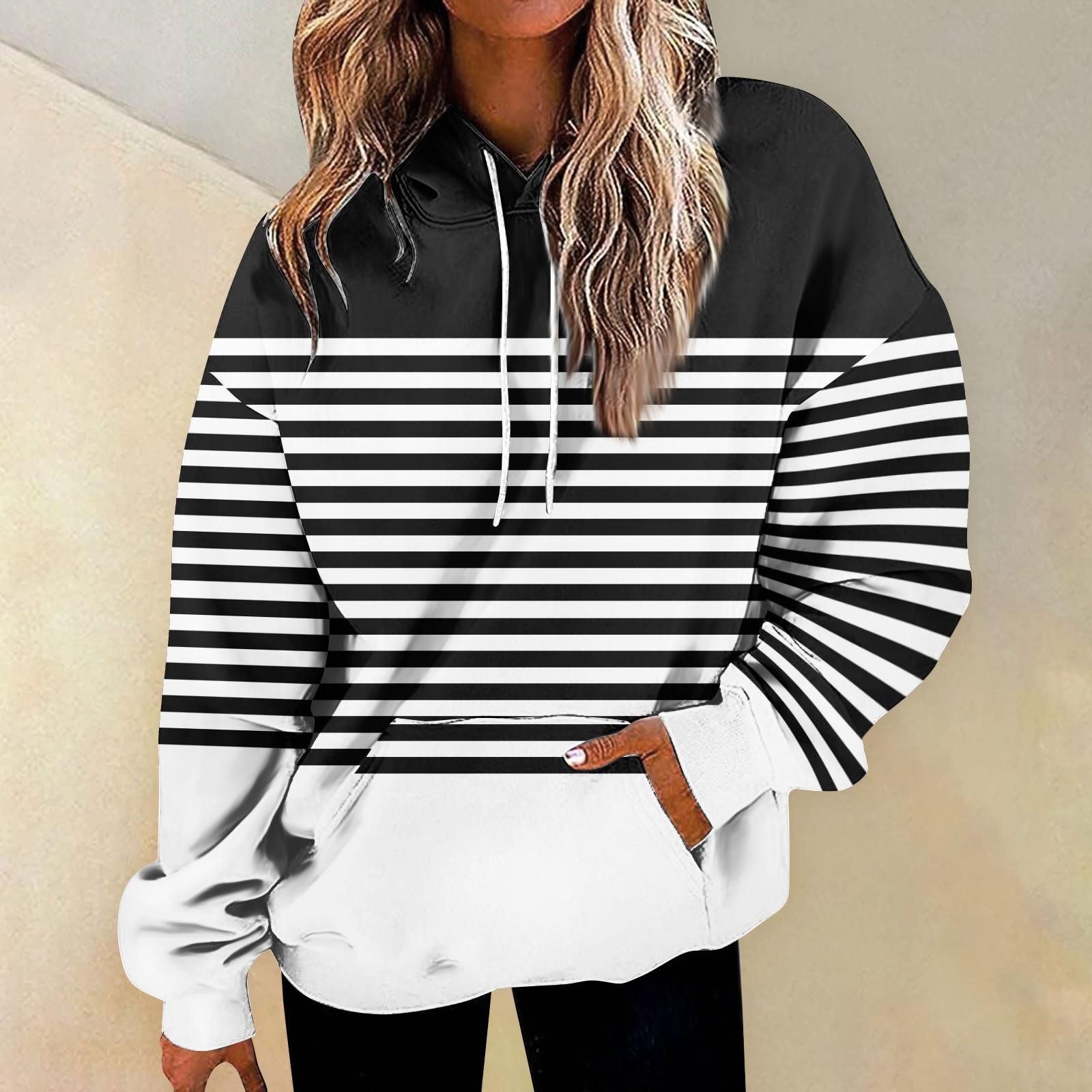 Женская мода повседневная универсальная повседневная толстовка с рисунком повседневная — фото 3