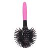 360 Degree Round Hair Brush with Vented Spherical Head for Blow Drying Wet and Dry Hair