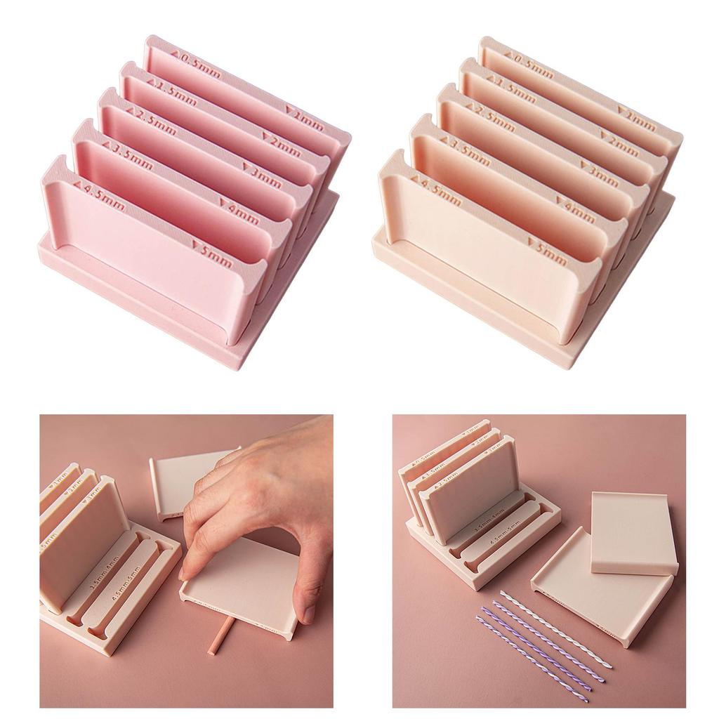 Polymerlera-strängpress för DIY-hantverk med måttmarkeringar