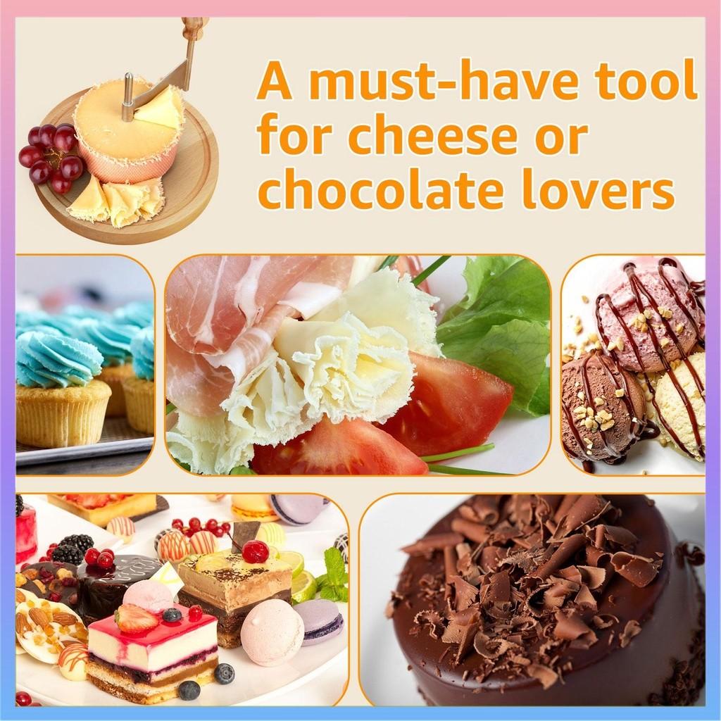 8.7×5.6 Inch Cheese Curler Stainless Steel Cheese Shaver Household Kitchen Cheese Cutter Handheld Cheese Grater Butter Grinder