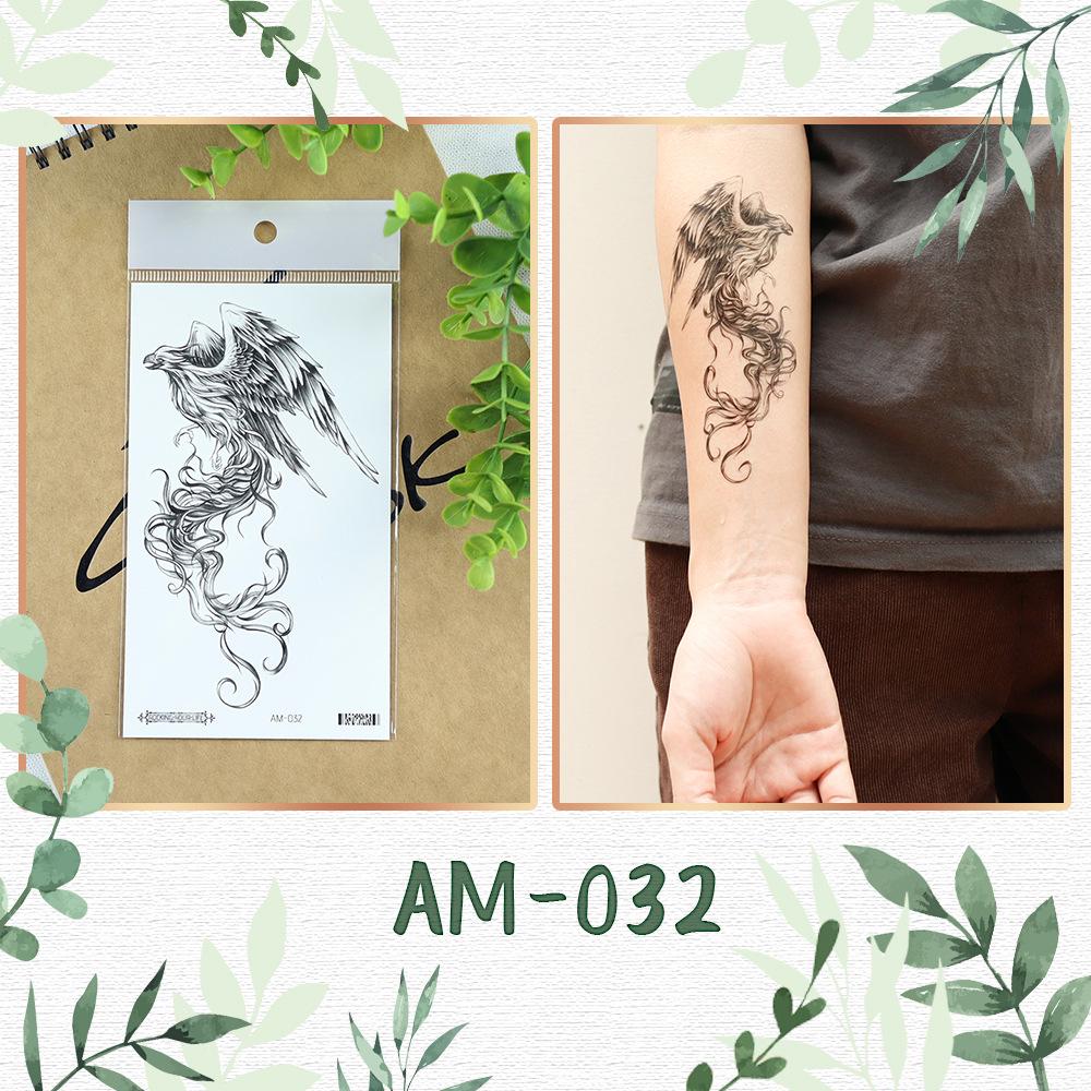 „Autocolante Tatuaj Temporar Șarpe cu Flori la Modă, Rezistente la Apă, pentru Bărbați și Femei - Design Cool, la Modă pentru Braț”