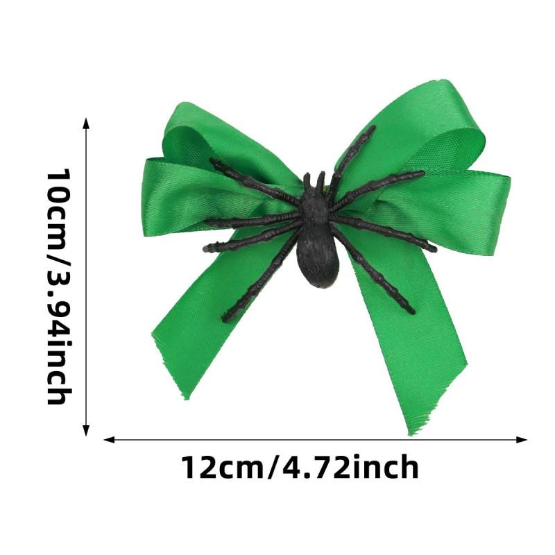 Bow Spider Hair Clip For Cosplay Halloween Parties Headwear Performance Stage