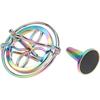 TOPINCN Alloy Gyroscope Toy Stress Relief Fingertip Toy for Adult withDecompression Bright Colorful Metal FrameDecompression Toy Adult Toy (Colorful)