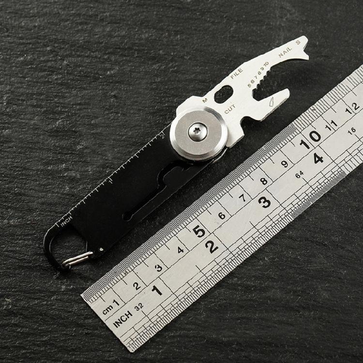 New Pry Bar with Bottle Openers Function Outdoor Aluminum Tactically Pocket Multifunctional Tool Skeleton Keychains