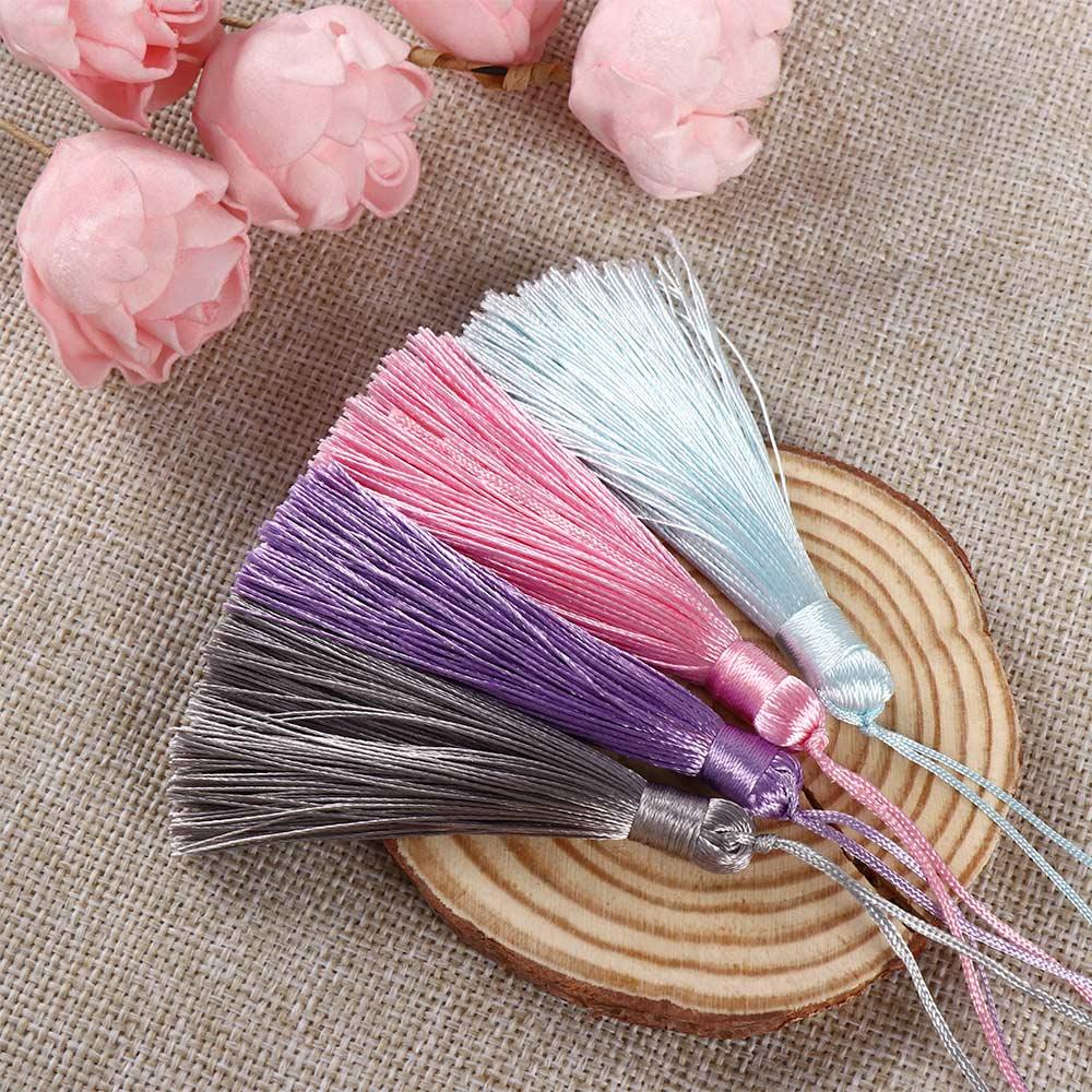 Handmade Key Chain Tassel Trim Accessories Tassel Fringe Silk Tassel Pendant Tassel Hanging Rope