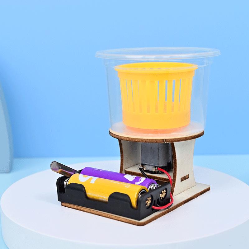 DIY Spin Dryer for STEM Classroom Experiments - Homemade Science Kit for Elementary School Projects