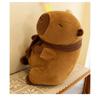 25-30CM Hot Plush Stuffed Doll Cute Scarf Pufferfish Plush Kawaii Animal Toy Children's Birthday Gift Capybara Doll Kids Toys