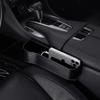 Car Carbon Fiber Pattern Seat Storage Box Central Control Seat Gap Storage And Sorting Box With Cup Holder