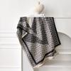 New Women's Letter Print Warm Shawl Simple Thick Imitation Cashmere Scarf with Jacquard Ideal for Autumn and Winter