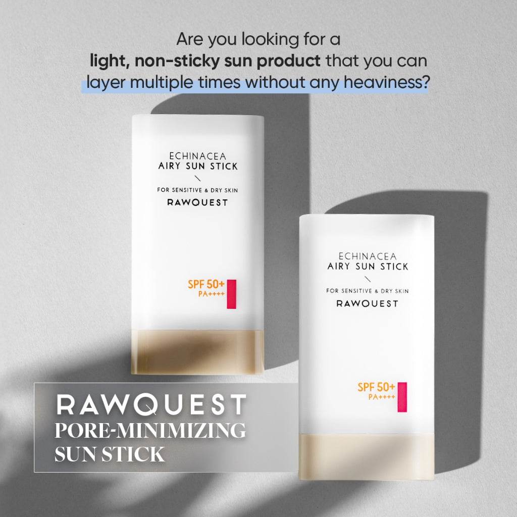 rawquest echinacea airy sun stick spf50+ pa++++