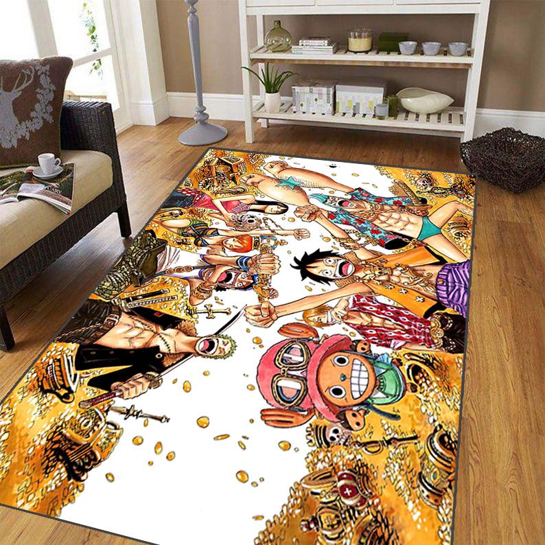 Japanese Anime Carpet for Living Room,Soft Flannel Rug for Bedroom ,Anti-Slip  BATHROOM Mat,  Baby Play Mat,large Aircraft Rug