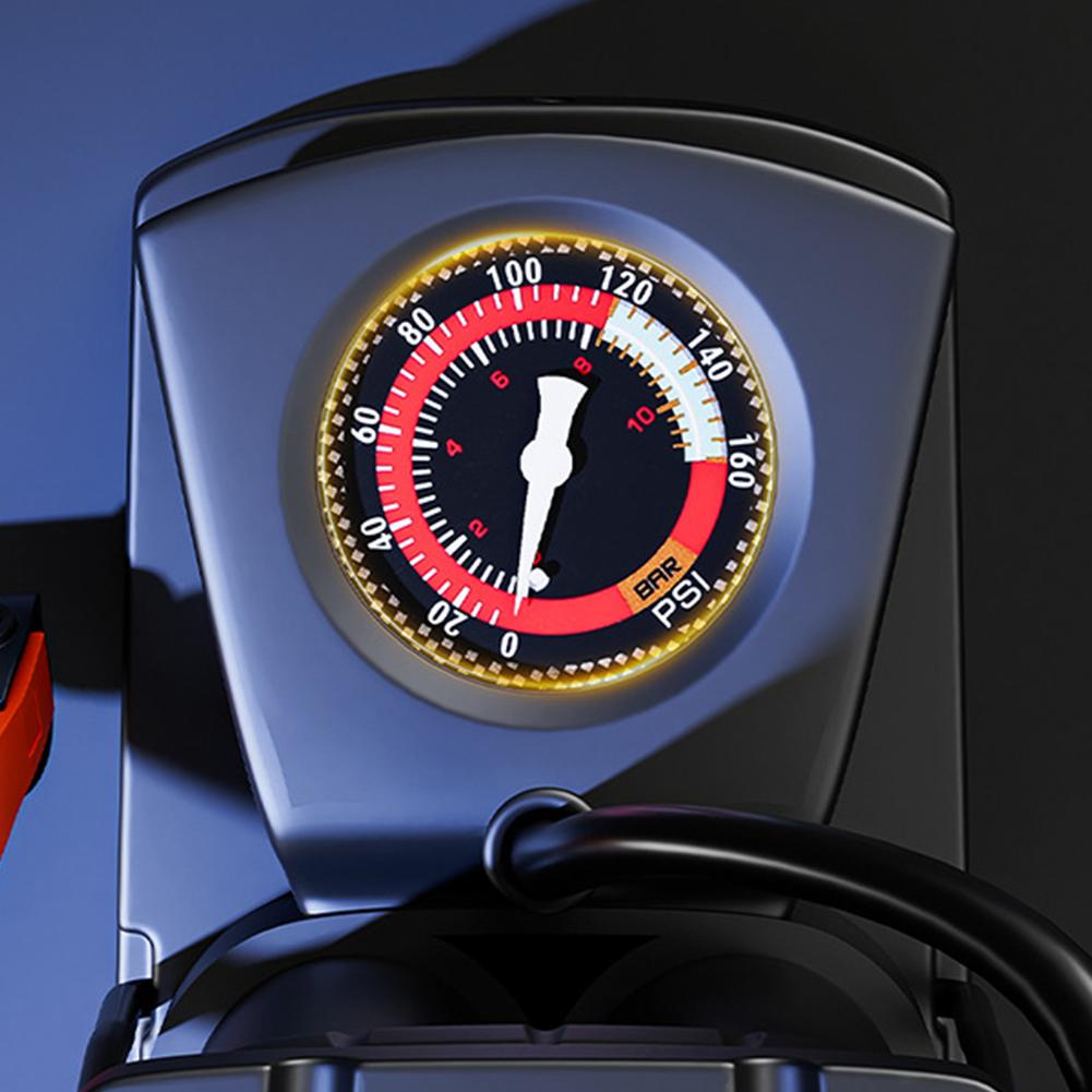 Foot Pedal Portable Pump Presta Schrader Valve Foot-Activated Floor Pump Car Basketball Inflator for Bikes Ball Inflatable Toy