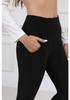 Leggings en Laine Doublés Polaire Taille Haute pour Femmes - Pantalons de Yoga Skinny Chauds pour l'Automne/Hiver