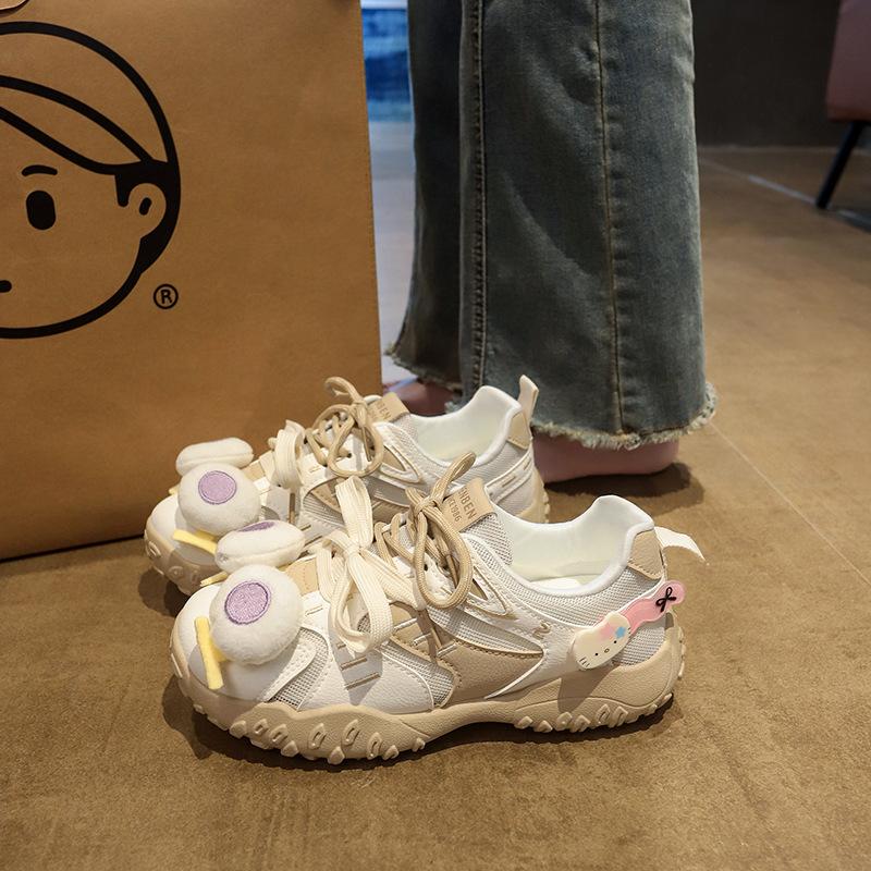 

Platform-soled German training shoes women s 2025 new sweet and cool student casual women s shoes versatile breathable sports shoes non-slip Forres 40 хаки