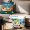Cartoon B-Bugcat C-Capoo Pillow Case Office Cushions Suitable For Sofa Car Bedroom Decorative Cushion Cover