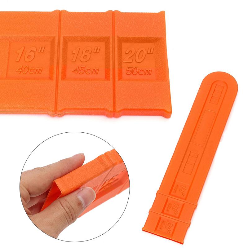 16'' 18'' 20'' Orange Kettensäge Bar Abdeckung Scheide Universal Guide Platte