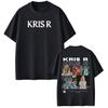 Rapper Kris R Album Tour 2026 Print Tees Men Women Fashion Clothing T-shirts Short-sleeved Casual Pure Cotton Hip-hop T-shirt...