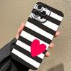 For Xiaomi Mi 11 Lite 5G 15T 14T 14 13T 12T Case Zebra Stripe Love Heart Silicone Cover For Poco F7 F6 X7 X6 X5 M6 Pro F5 Fundas