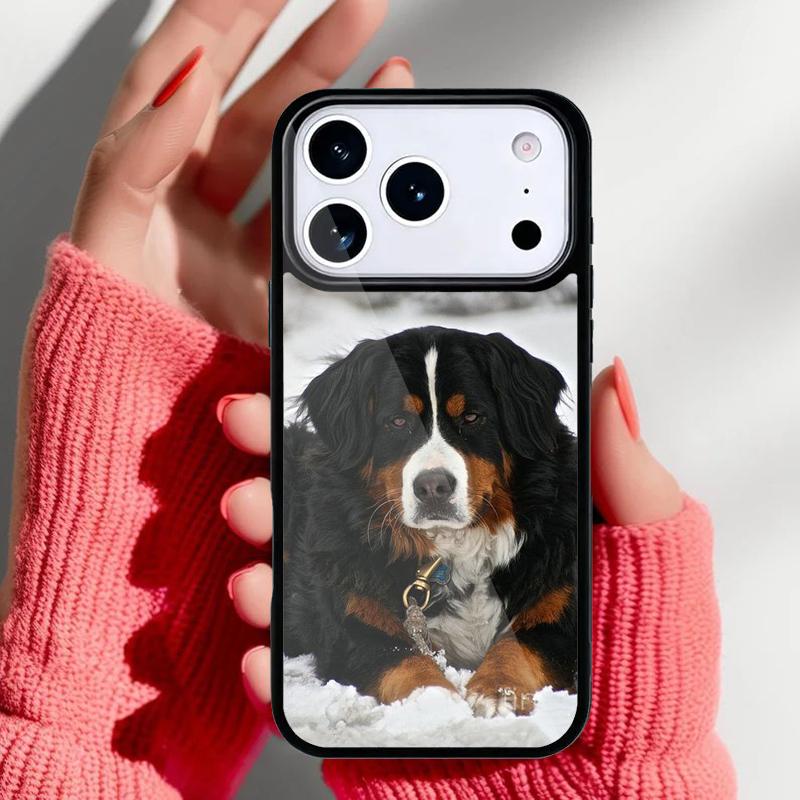 Bernese Mountain Dog Phone Case for iPhone 17 16 15 14 13 Pro Max Back Cover for 12 11 Pro Coque