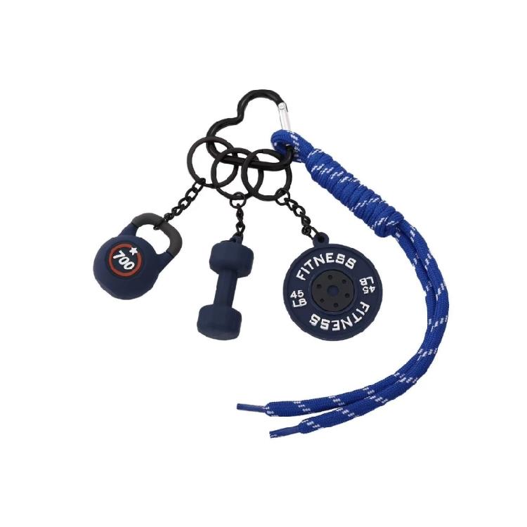 Athletic Styles Key Holder Premium PVC Construction Trendy Bag Charm For Sports Equipment Organization